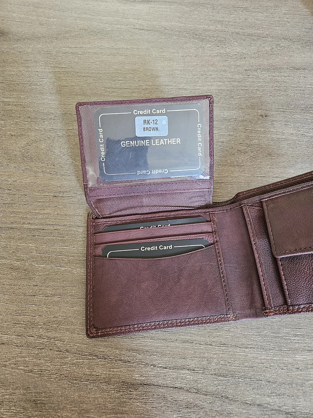 Berreri Men’s Brown Leather Bifold Wallet